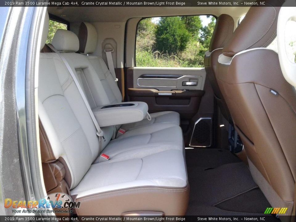 Rear Seat of 2019 Ram 3500 Laramie Mega Cab 4x4 Photo #14