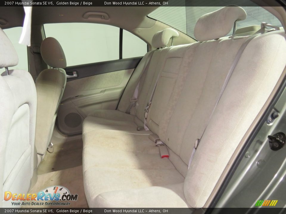 2007 Hyundai Sonata SE V6 Golden Beige / Beige Photo #23