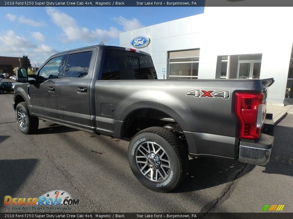 2019 Ford F250 Super Duty Lariat Crew Cab 4x4 Magnetic / Black Photo #7