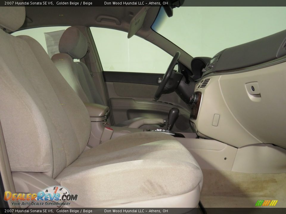 2007 Hyundai Sonata SE V6 Golden Beige / Beige Photo #27