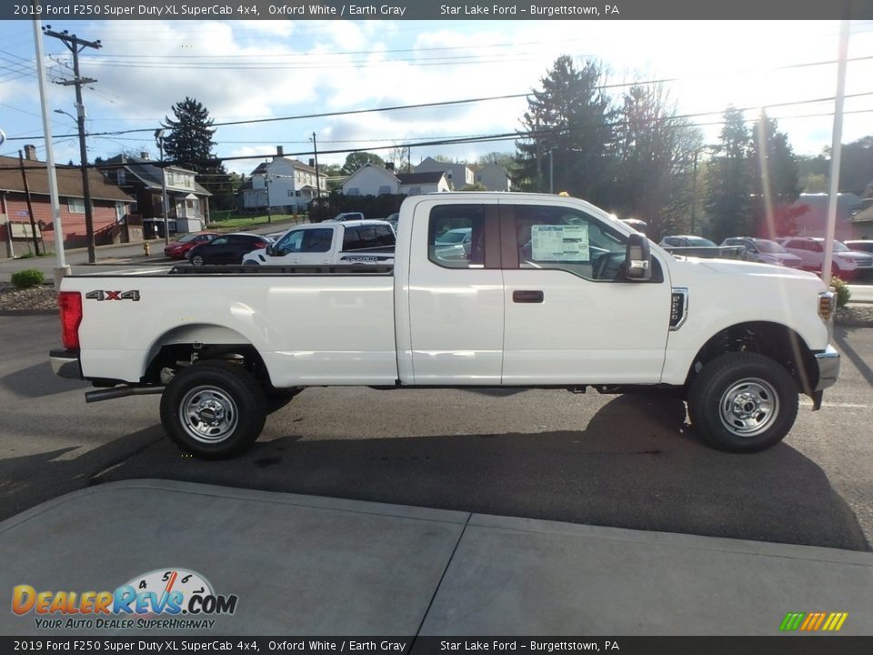 2019 Ford F250 Super Duty XL SuperCab 4x4 Oxford White / Earth Gray Photo #4