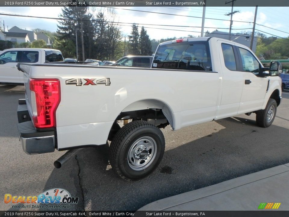 2019 Ford F250 Super Duty XL SuperCab 4x4 Oxford White / Earth Gray Photo #5