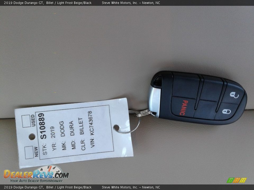 2019 Dodge Durango GT Billet / Light Frost Beige/Black Photo #35