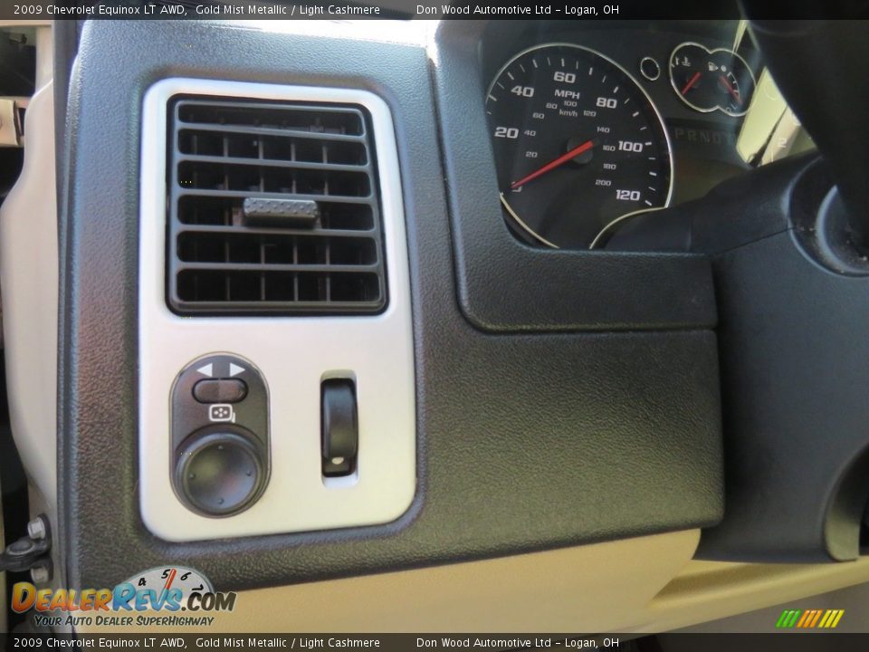 2009 Chevrolet Equinox LT AWD Gold Mist Metallic / Light Cashmere Photo #16