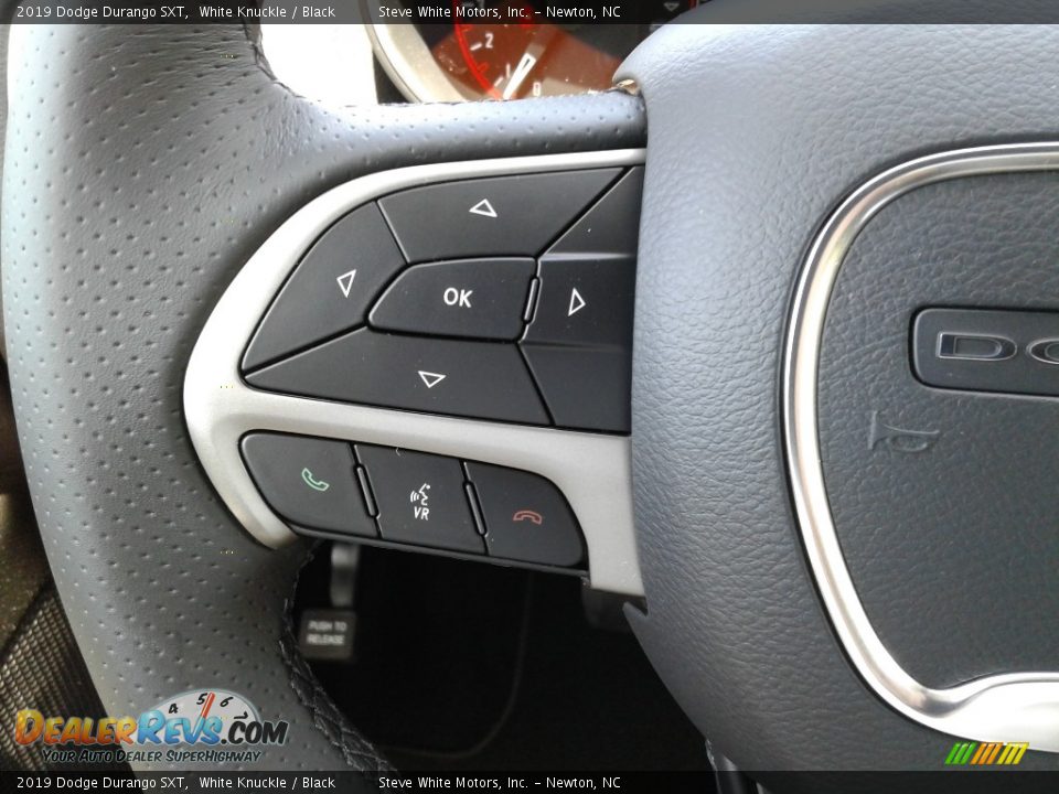 2019 Dodge Durango SXT White Knuckle / Black Photo #19