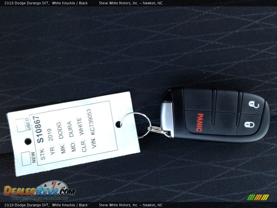 2019 Dodge Durango SXT White Knuckle / Black Photo #34