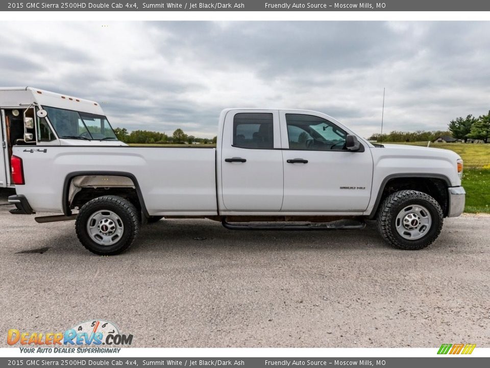2015 GMC Sierra 2500HD Double Cab 4x4 Summit White / Jet Black/Dark Ash Photo #2
