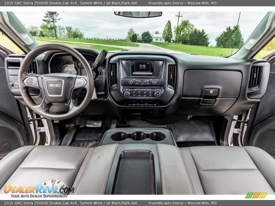 2015 GMC Sierra 2500HD Double Cab 4x4 Summit White / Jet Black/Dark Ash Photo #3