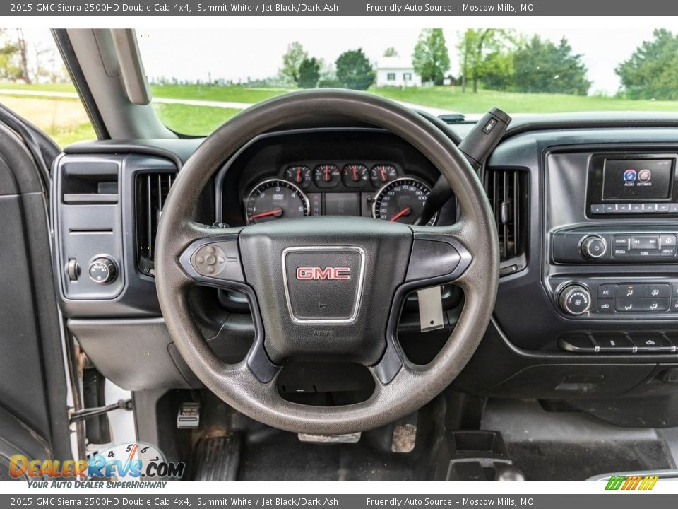 2015 GMC Sierra 2500HD Double Cab 4x4 Summit White / Jet Black/Dark Ash Photo #6