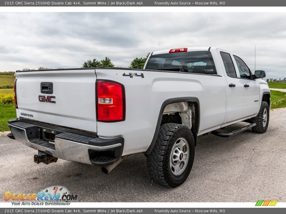 2015 GMC Sierra 2500HD Double Cab 4x4 Summit White / Jet Black/Dark Ash Photo #9