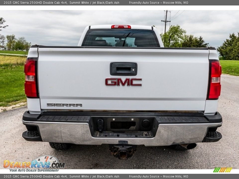 2015 GMC Sierra 2500HD Double Cab 4x4 Summit White / Jet Black/Dark Ash Photo #10