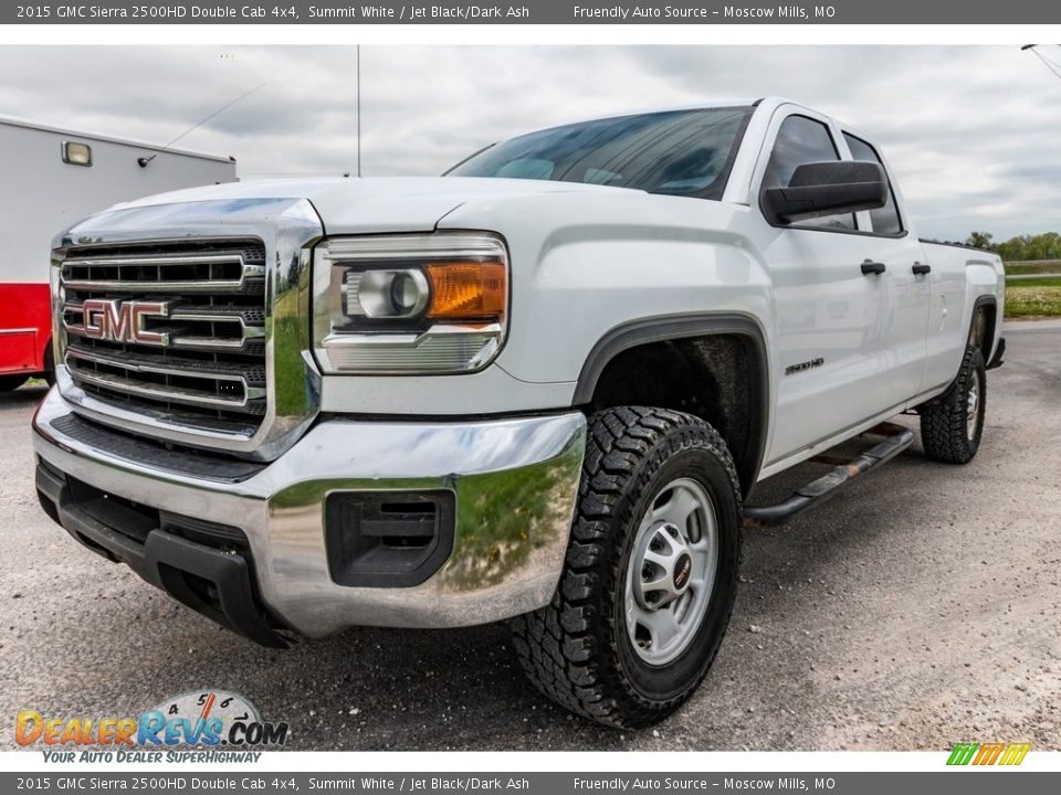 2015 GMC Sierra 2500HD Double Cab 4x4 Summit White / Jet Black/Dark Ash Photo #15