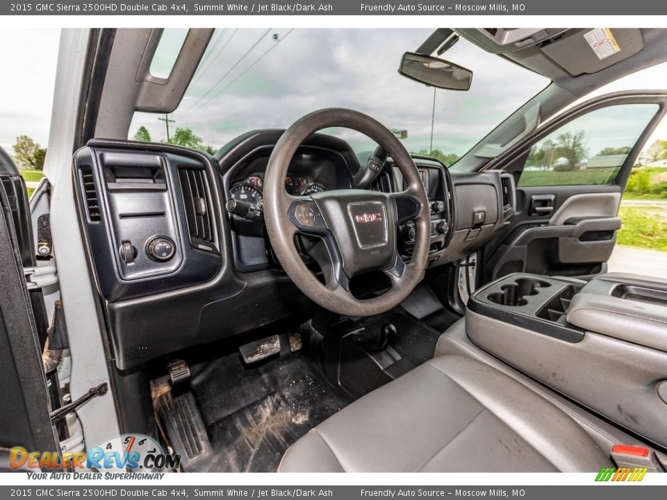 2015 GMC Sierra 2500HD Double Cab 4x4 Summit White / Jet Black/Dark Ash Photo #16