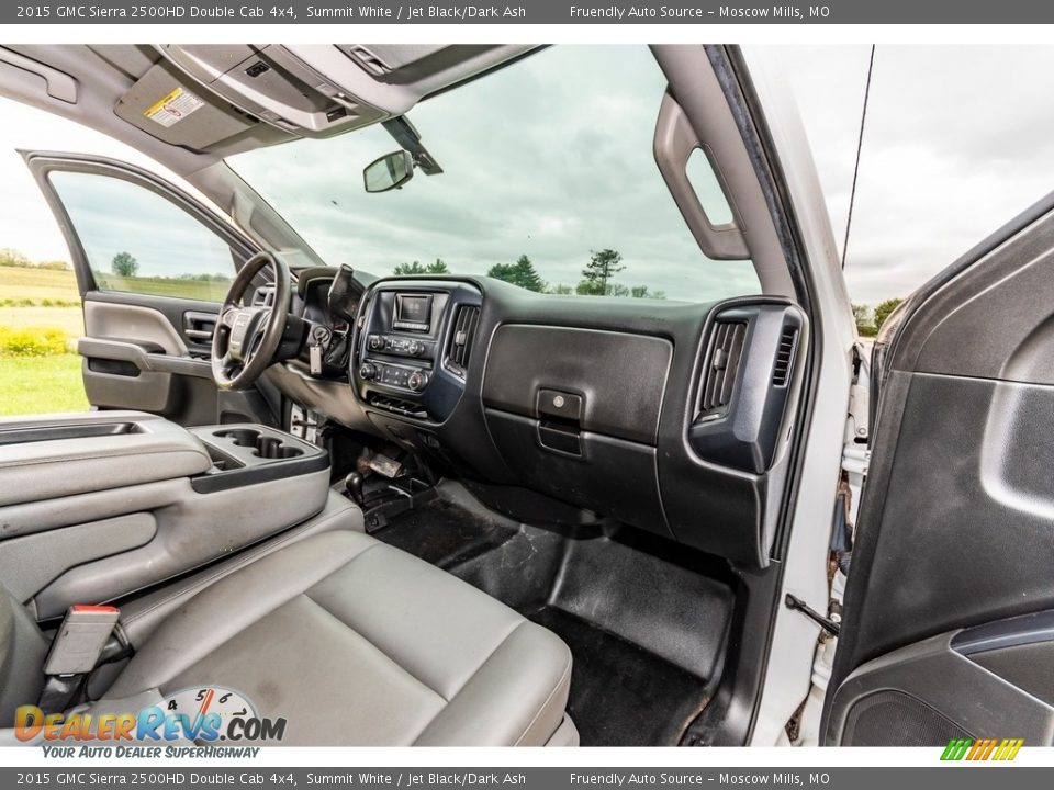2015 GMC Sierra 2500HD Double Cab 4x4 Summit White / Jet Black/Dark Ash Photo #17