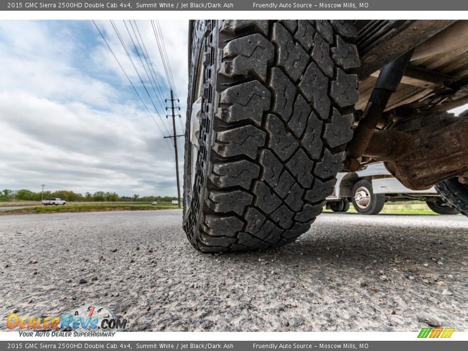 2015 GMC Sierra 2500HD Double Cab 4x4 Summit White / Jet Black/Dark Ash Photo #21