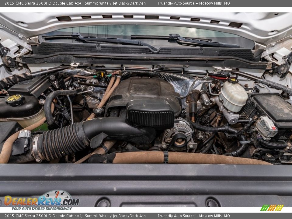 2015 GMC Sierra 2500HD Double Cab 4x4 Summit White / Jet Black/Dark Ash Photo #24