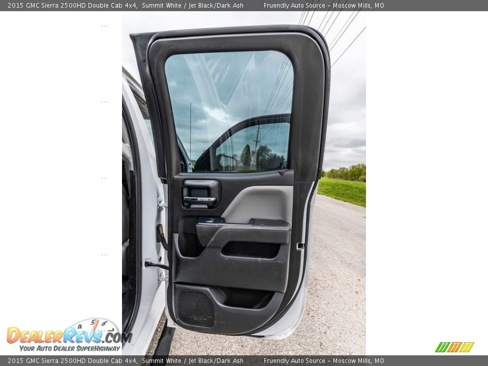 2015 GMC Sierra 2500HD Double Cab 4x4 Summit White / Jet Black/Dark Ash Photo #30