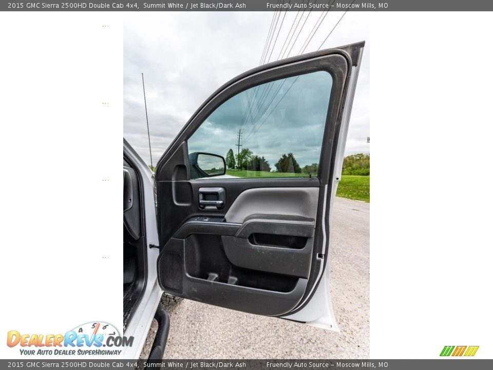 2015 GMC Sierra 2500HD Double Cab 4x4 Summit White / Jet Black/Dark Ash Photo #31