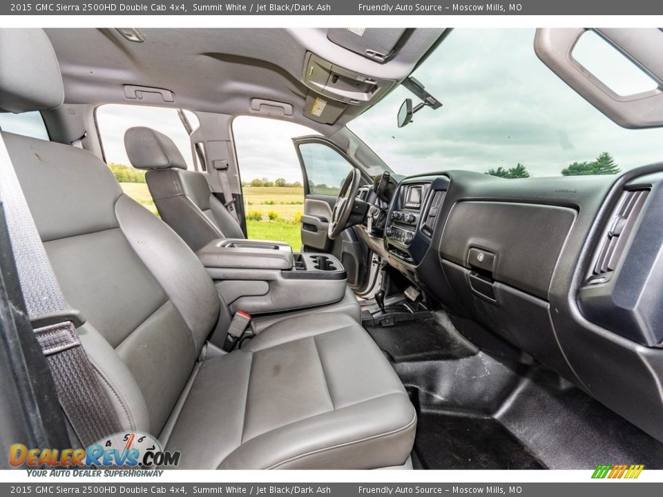 2015 GMC Sierra 2500HD Double Cab 4x4 Summit White / Jet Black/Dark Ash Photo #32