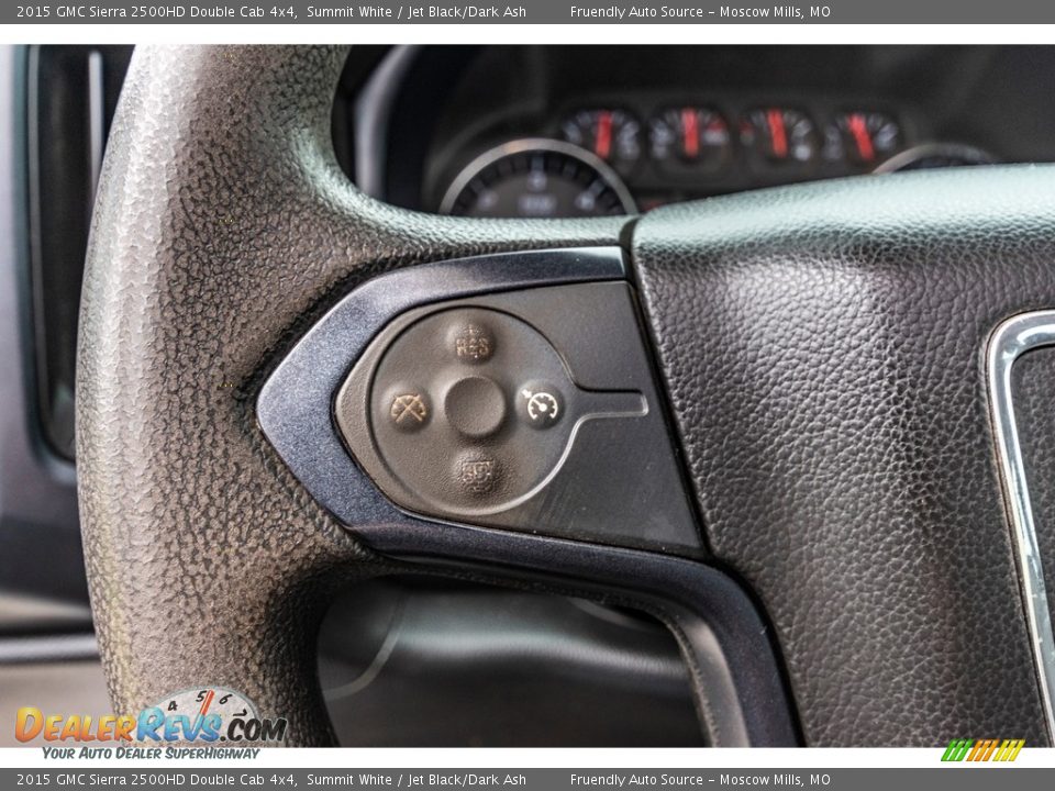 2015 GMC Sierra 2500HD Double Cab 4x4 Summit White / Jet Black/Dark Ash Photo #33