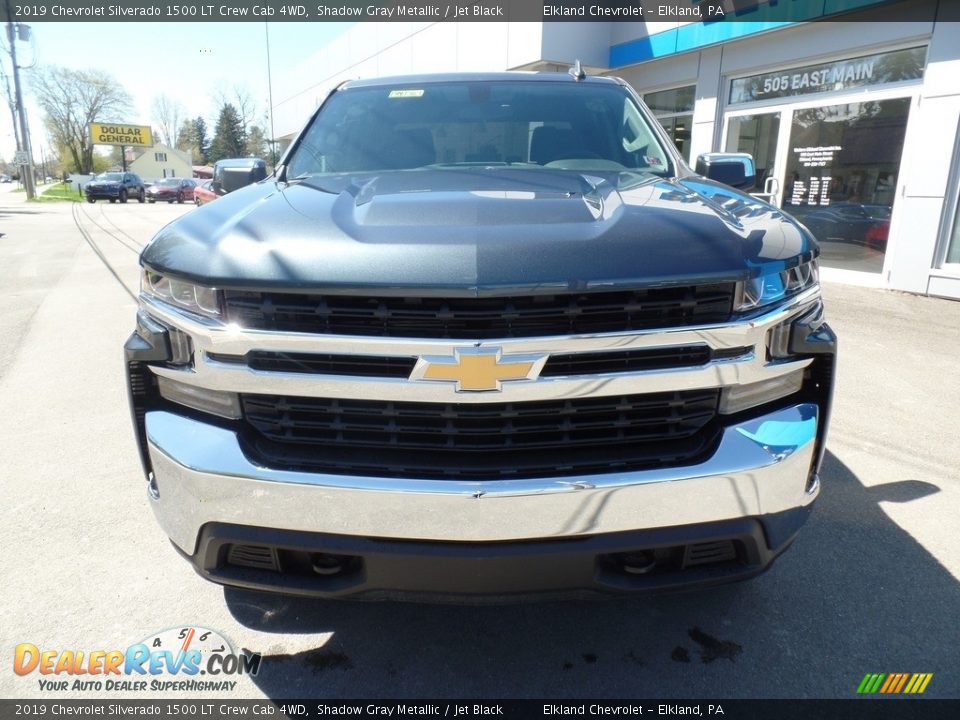 2019 Chevrolet Silverado 1500 LT Crew Cab 4WD Shadow Gray Metallic / Jet Black Photo #2