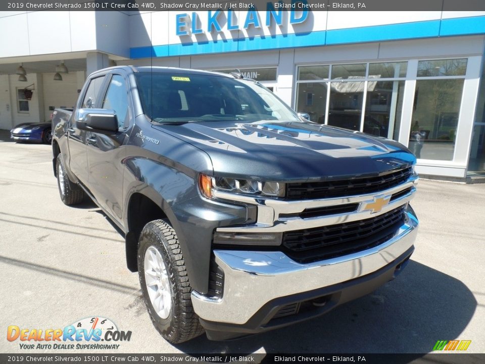 2019 Chevrolet Silverado 1500 LT Crew Cab 4WD Shadow Gray Metallic / Jet Black Photo #3