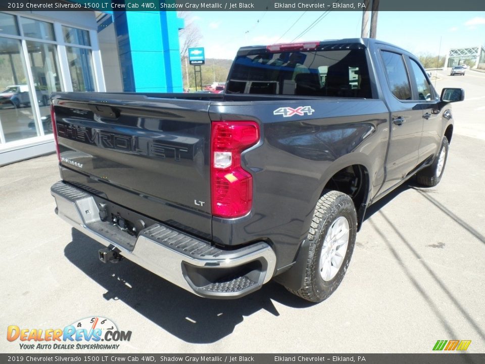 2019 Chevrolet Silverado 1500 LT Crew Cab 4WD Shadow Gray Metallic / Jet Black Photo #5
