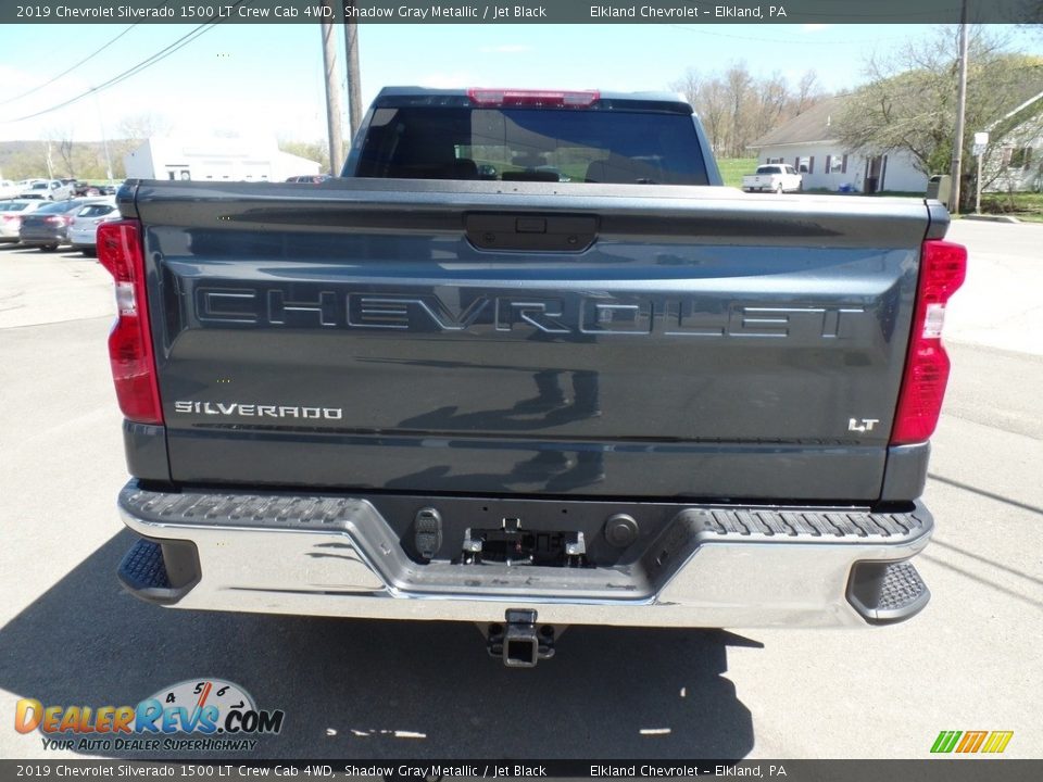 2019 Chevrolet Silverado 1500 LT Crew Cab 4WD Shadow Gray Metallic / Jet Black Photo #6