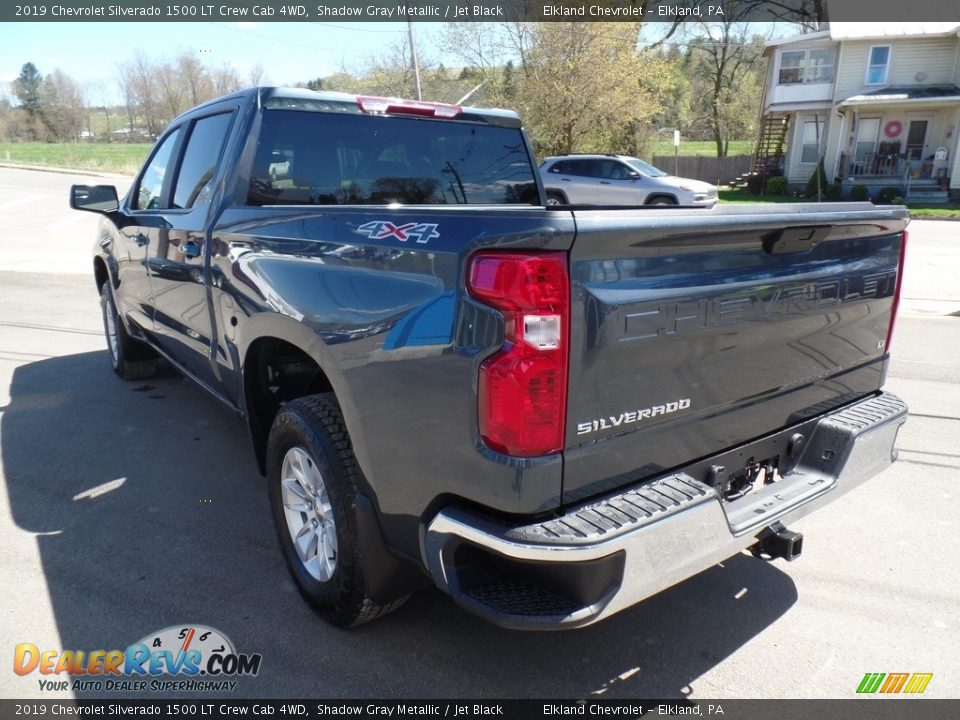 2019 Chevrolet Silverado 1500 LT Crew Cab 4WD Shadow Gray Metallic / Jet Black Photo #7
