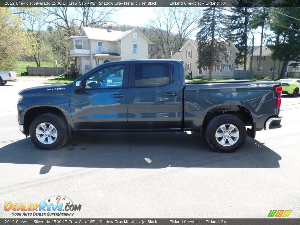 2019 Chevrolet Silverado 1500 LT Crew Cab 4WD Shadow Gray Metallic / Jet Black Photo #8