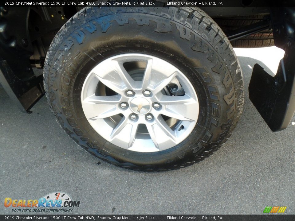 2019 Chevrolet Silverado 1500 LT Crew Cab 4WD Shadow Gray Metallic / Jet Black Photo #9