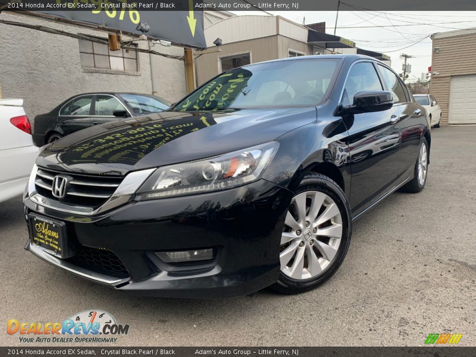 2014 Honda Accord EX Sedan Crystal Black Pearl / Black Photo #1