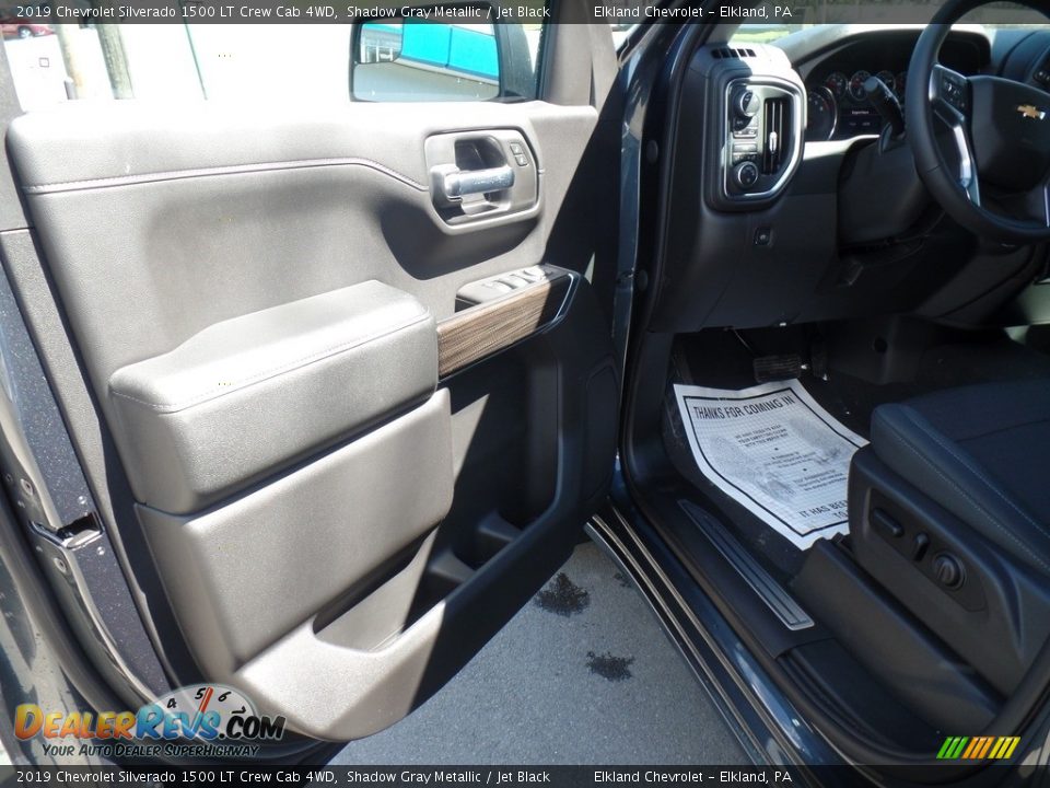 2019 Chevrolet Silverado 1500 LT Crew Cab 4WD Shadow Gray Metallic / Jet Black Photo #12
