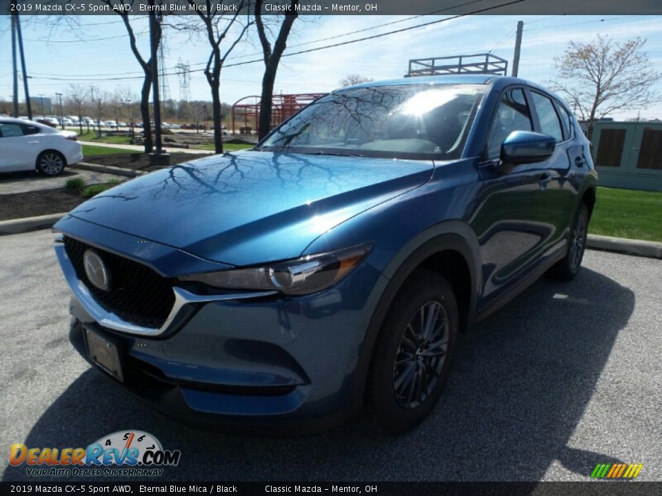 2019 Mazda CX-5 Sport AWD Eternal Blue Mica / Black Photo #3