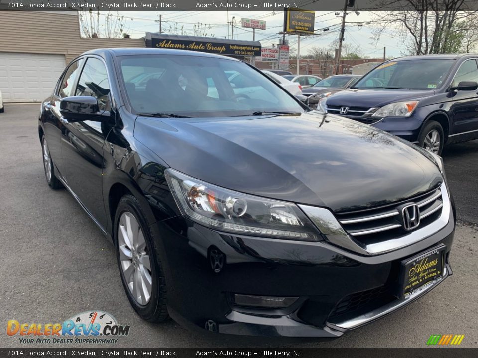 2014 Honda Accord EX Sedan Crystal Black Pearl / Black Photo #3