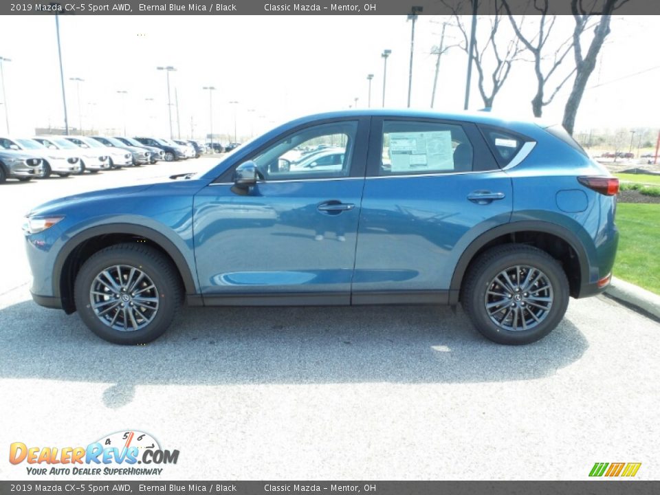 2019 Mazda CX-5 Sport AWD Eternal Blue Mica / Black Photo #4