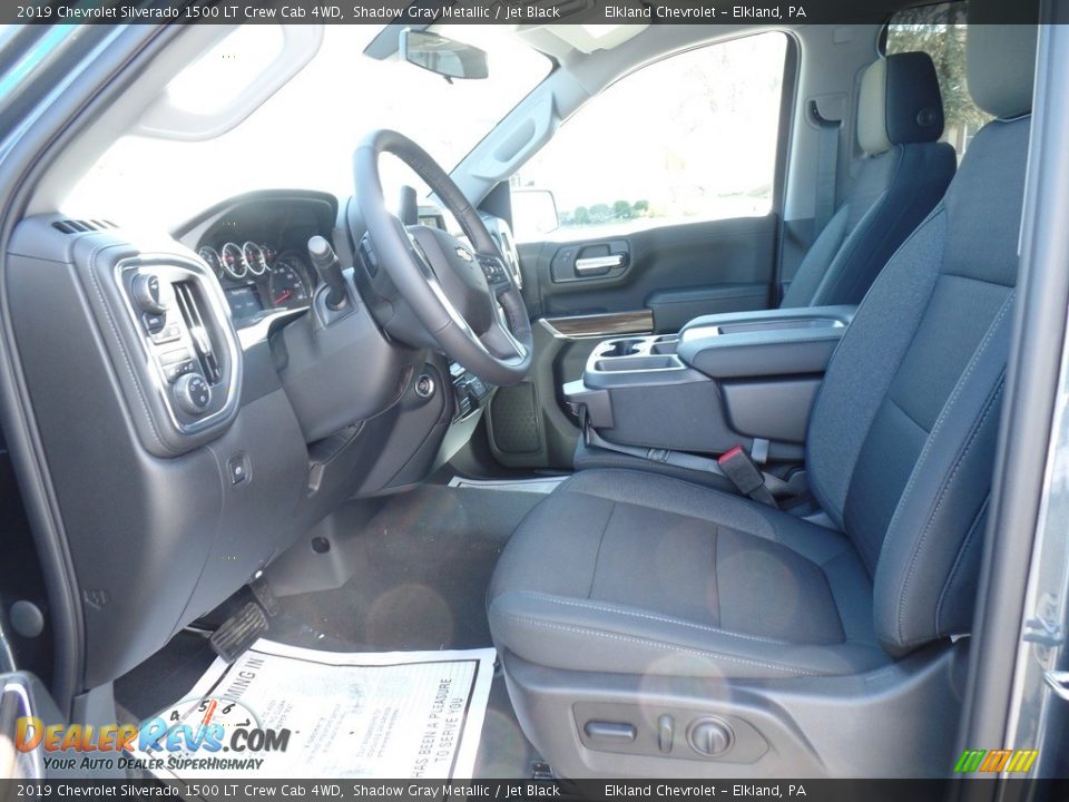 2019 Chevrolet Silverado 1500 LT Crew Cab 4WD Shadow Gray Metallic / Jet Black Photo #14