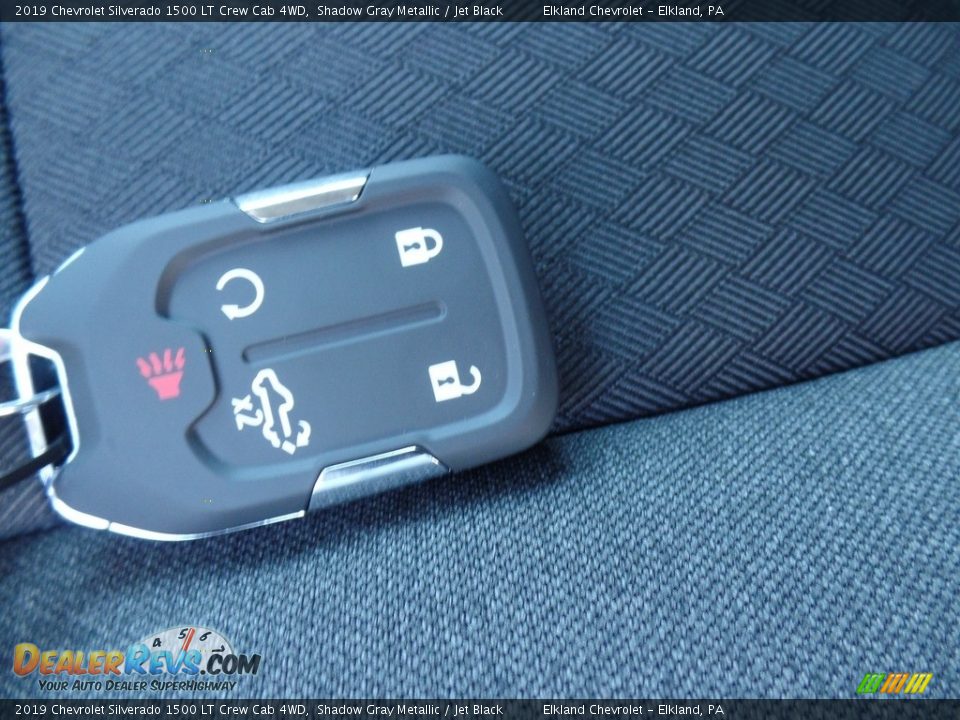 2019 Chevrolet Silverado 1500 LT Crew Cab 4WD Shadow Gray Metallic / Jet Black Photo #16