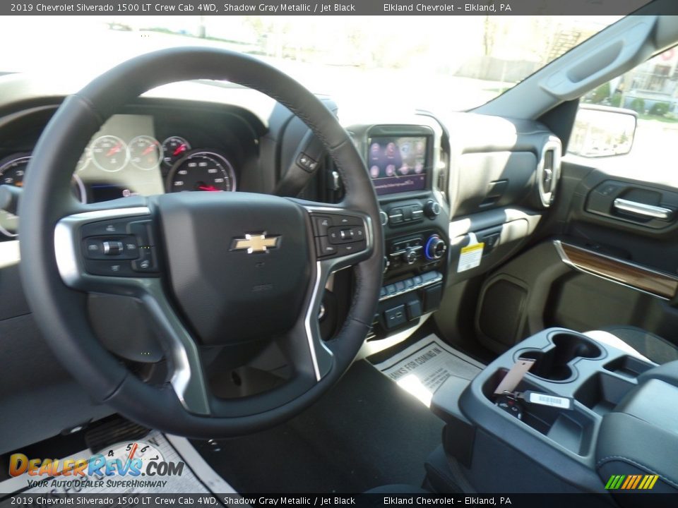 2019 Chevrolet Silverado 1500 LT Crew Cab 4WD Shadow Gray Metallic / Jet Black Photo #17