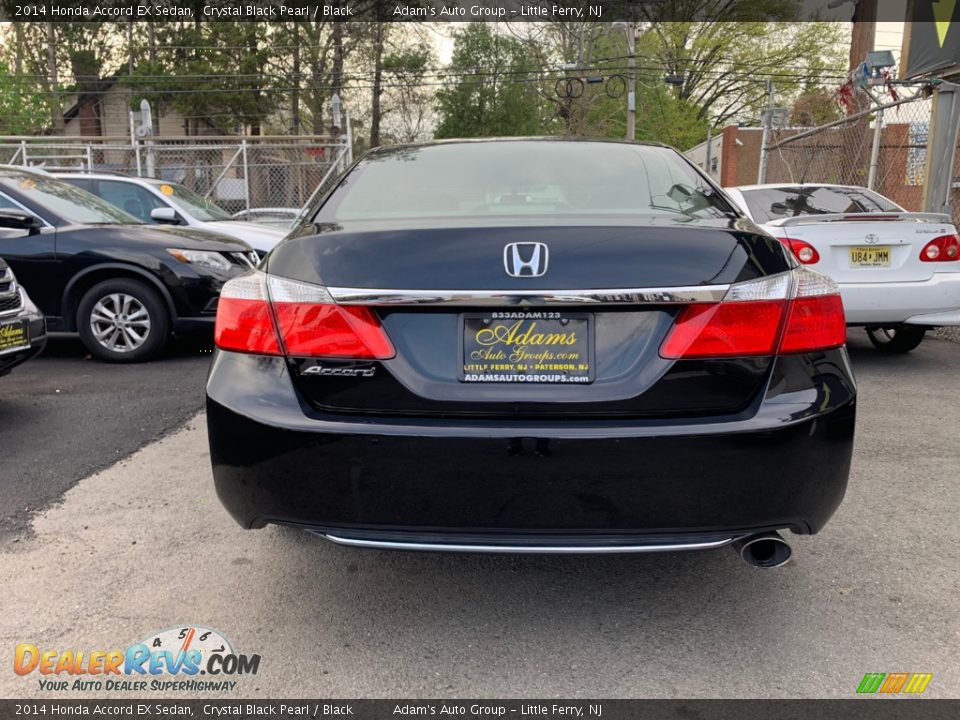 2014 Honda Accord EX Sedan Crystal Black Pearl / Black Photo #6