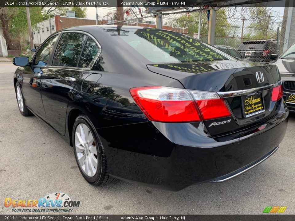 2014 Honda Accord EX Sedan Crystal Black Pearl / Black Photo #7