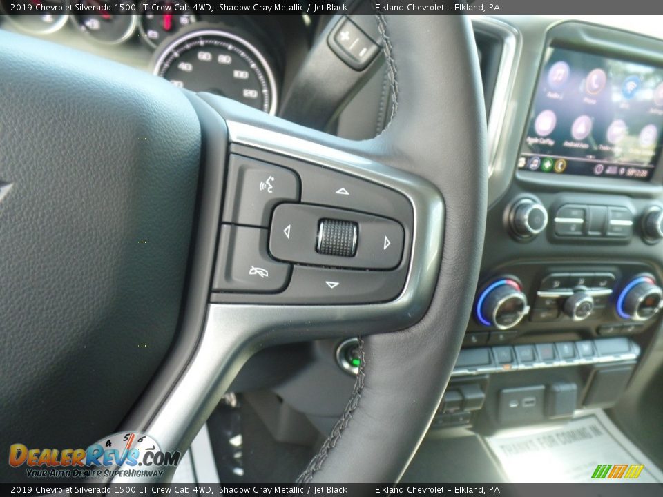 2019 Chevrolet Silverado 1500 LT Crew Cab 4WD Shadow Gray Metallic / Jet Black Photo #20