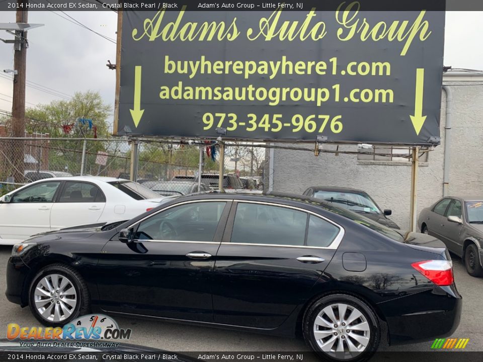 2014 Honda Accord EX Sedan Crystal Black Pearl / Black Photo #8