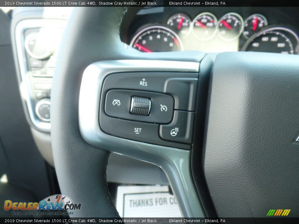 2019 Chevrolet Silverado 1500 LT Crew Cab 4WD Shadow Gray Metallic / Jet Black Photo #21