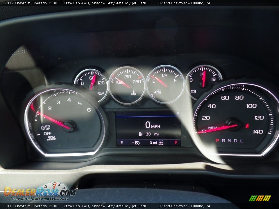 2019 Chevrolet Silverado 1500 LT Crew Cab 4WD Shadow Gray Metallic / Jet Black Photo #23