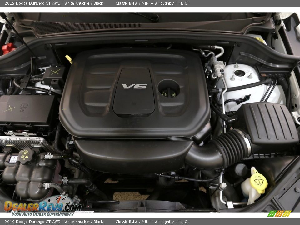 2019 Dodge Durango GT AWD White Knuckle / Black Photo #26