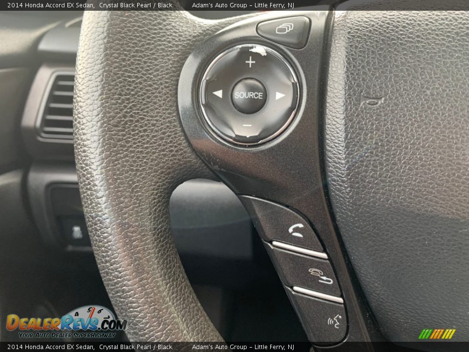 2014 Honda Accord EX Sedan Crystal Black Pearl / Black Photo #12