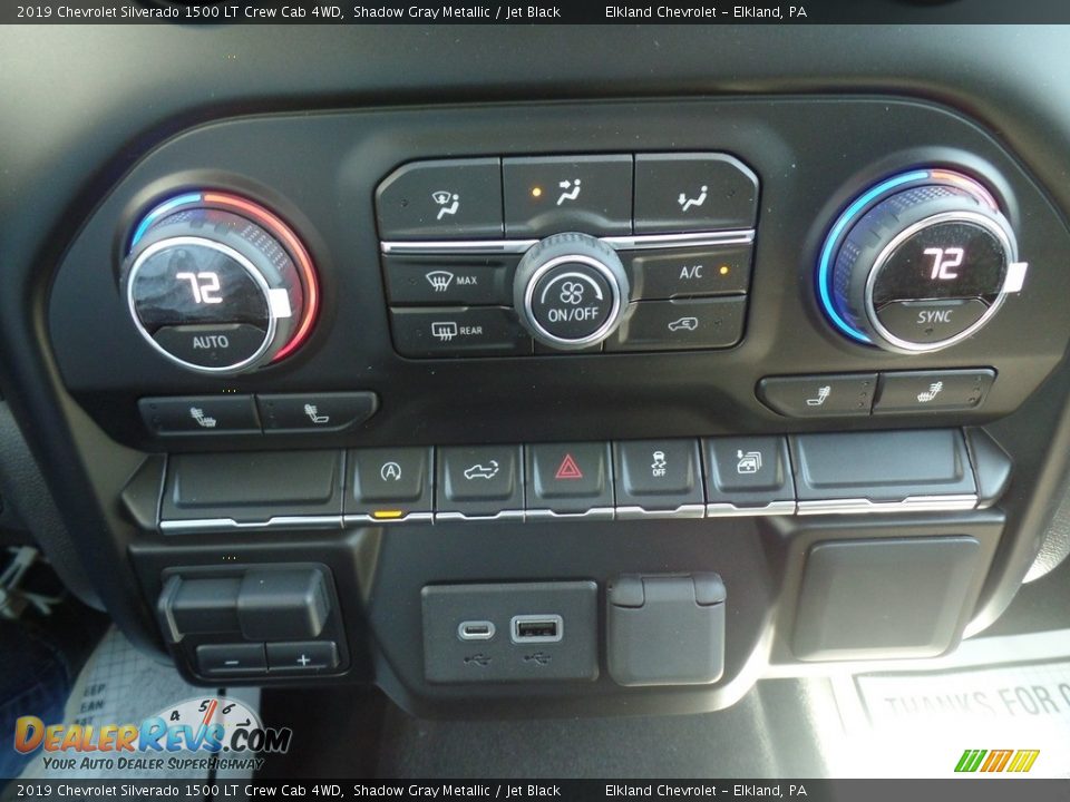 2019 Chevrolet Silverado 1500 LT Crew Cab 4WD Shadow Gray Metallic / Jet Black Photo #29