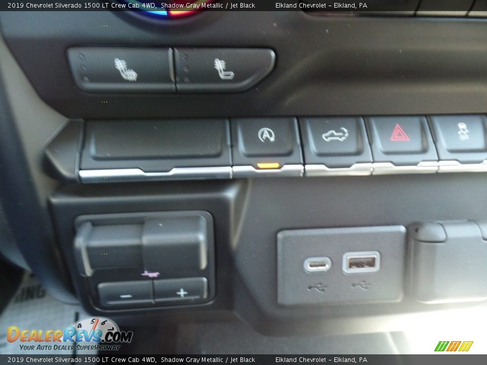 2019 Chevrolet Silverado 1500 LT Crew Cab 4WD Shadow Gray Metallic / Jet Black Photo #30