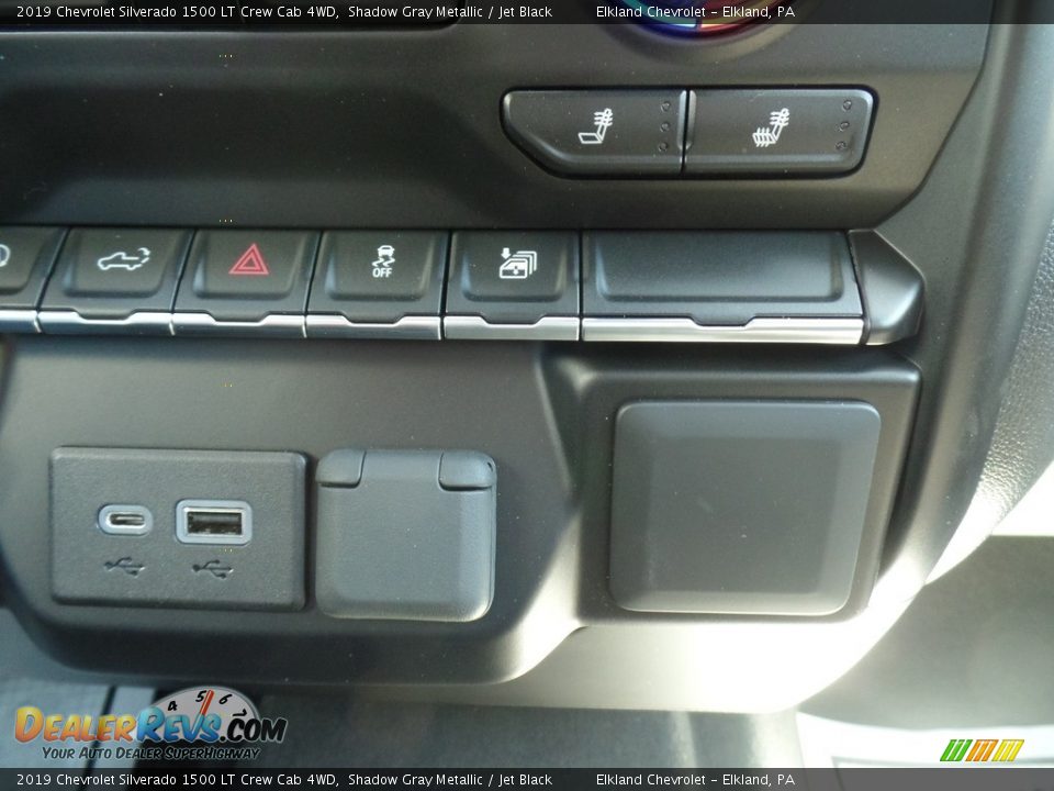 2019 Chevrolet Silverado 1500 LT Crew Cab 4WD Shadow Gray Metallic / Jet Black Photo #31